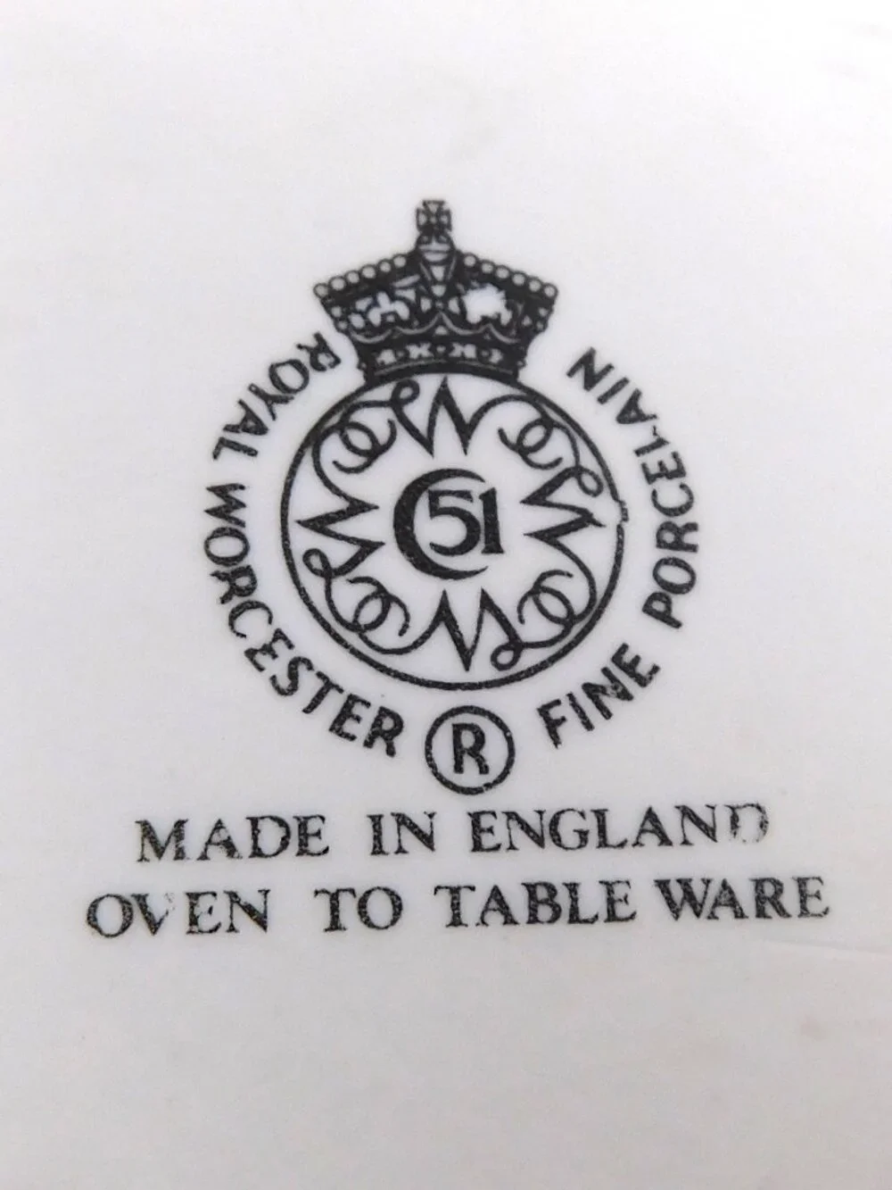 Royal Worcester Fluted Tart Pan # 27065